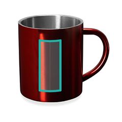 Taza metálica personalizada de doble pared | ZONA3 | 25 x 60
