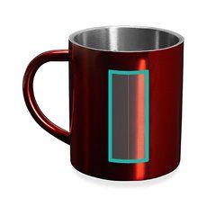 Taza metálica personalizada de doble pared | ZONA4 | 25 x 60