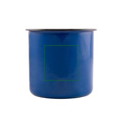 Taza Metálica Vintage 350ml No Lavavajillas | Frontal | 40 x 40