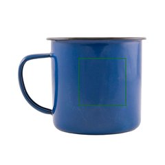 Taza Metálica Vintage 350ml No Lavavajillas | Lateral derecho | 40 x 40