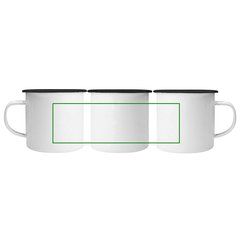 Taza Metálica Vintage 350ml | Serigrafia circular | 160 x 50