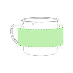 Taza Metálica Vintage 380ml | Alrededor de la taza | 140 x 40