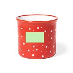 Taza Navideña Vintage 280ml | Frontal | 35 x 20