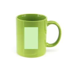 Taza personalizable en vivos colores de 370ml | En la cara A | 38 x 60