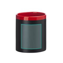 Taza pizarra con tiza y borde lacado | ZONA1 | 38 x 60