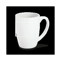 Taza de porcelana 350 mL | Lateral superior | 210 x 60