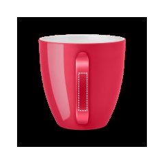 Taza de porcelana acabado brillante 450 mL. | Asa | 45 x 10