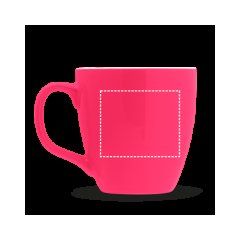 Taza de porcelana acabado brillante 450 mL. | Cuerpo lateral 2 | 60 x 50