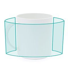 Taza reutilizable de PLA 350 ml | ZONA1 | 160 x 60