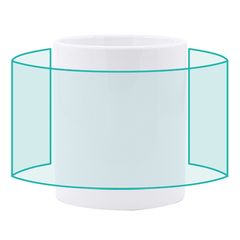 Taza sublimación de cerámica mate | ZONA4 | 200 x 80