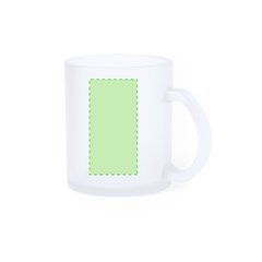 Taza Sublimación Cristal Translúcido | Centrado cara A | 35 x 70