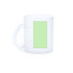 Taza Sublimación Cristal Translúcido | Centrado cara B | 35 x 70