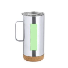 Taza Térmica de Acero Inox con Base de Corcho | Area 2 | 25 x 100
