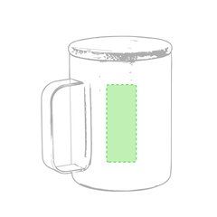 Taza Térmica Inox. con tapa Bambú | Cara A | 20 x 70