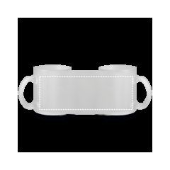 Taza de vidrio esmerilado 340 mL | Cuerpo | 210 x 75
