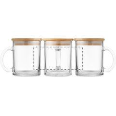 Taza Vidrio Reciclado 300ml | Circunferencia | 130 x 60
