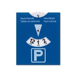 Tarjeta de aparcamiento de PVC Azul