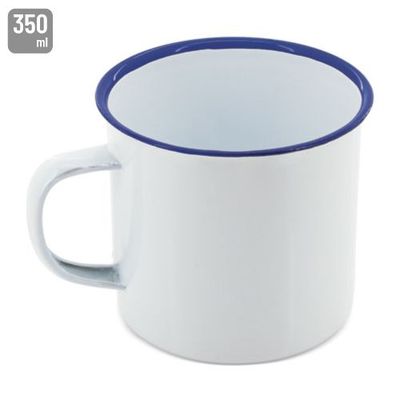 Taza Metal Retro Sublimable con Irregularidades Az