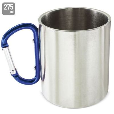 Taza Aventura Inox con Mosquetón Az
