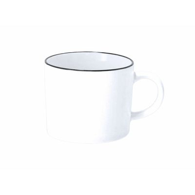 Taza cerámica de 400 ml mate Bla