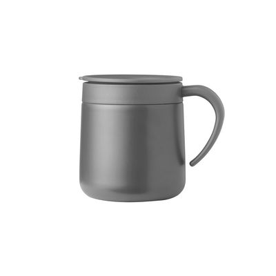 Taza térmica de acero con tapa abrefácil Gri