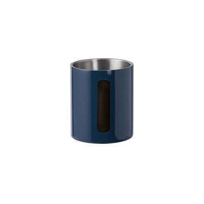 Taza Acero Doble Pared con Original asa PP Negra