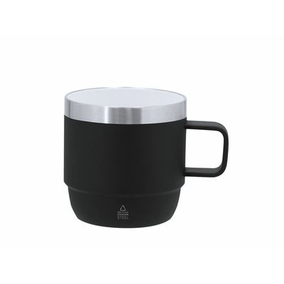 Taza de Acero Inox Interior Cerámico 180ml Neg