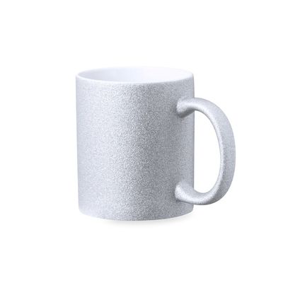 Taza Cerámica con Purpurina 350ml Sublimación