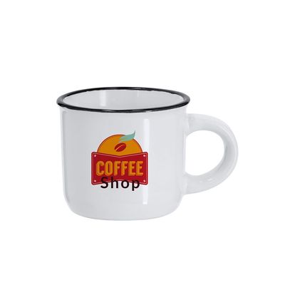 Taza cerámica 85ml vintage bicolor sublimación