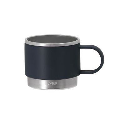 Taza PP reciclado 140 ml base acero Mar