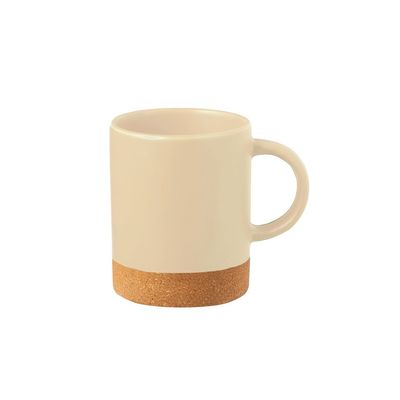 Taza Cerámica/Corcho 350ml Colores Natu