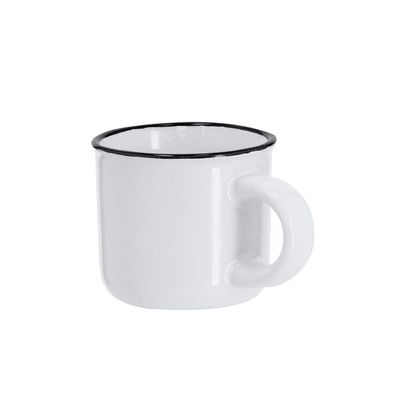 Taza cerámica 85ml vintage bicolor sublimación