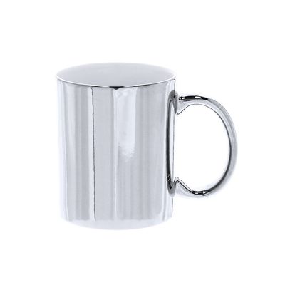 Taza personalizable de cerámica color metalizado