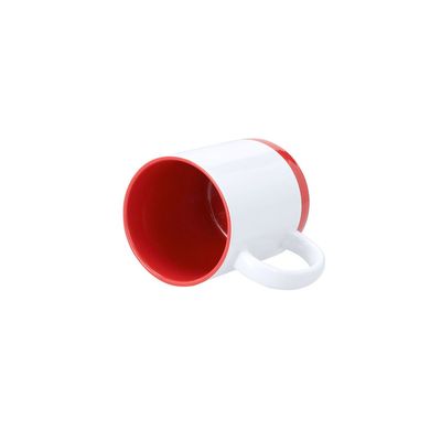 Taza cerámica 350 ml blanca sublimación detalles color