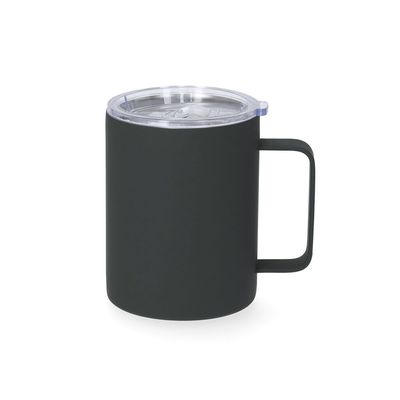 Taza Térmica de Acero Inoxidable Exterior caucho Gri