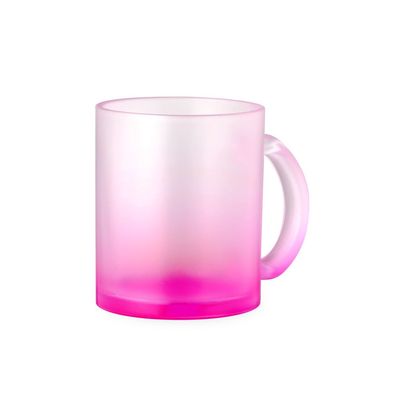 Taza Cristal Color Degradé Sublimación 350ml