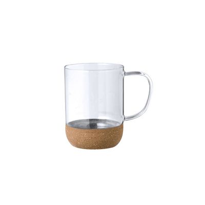 Taza Borosilicato/Corcho 450ml