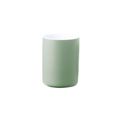 Taza Cerámica Bicolor Asa Recta 420ml