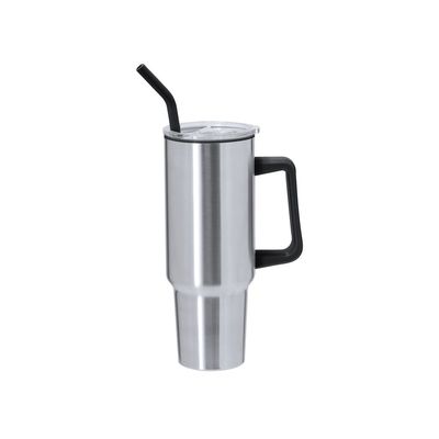 Taza Térmica de 1,2L con asa y Pajita Plat