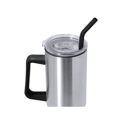 Taza Térmica de 1,2L con asa y Pajita