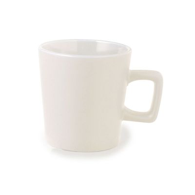 Taza Cerámica 300ml asa Cuadrada Natu