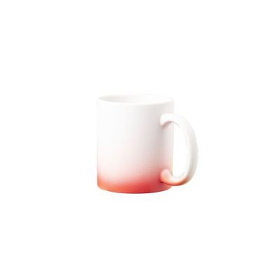 Taza Cerámica Degradé 350ml Sublimación Roj
