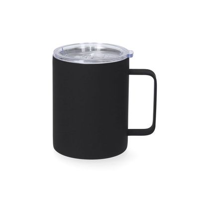 Taza Térmica de Acero Inoxidable Exterior caucho Neg