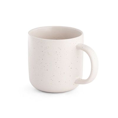 Taza cerámica 75mL rústica Blanco Pastel