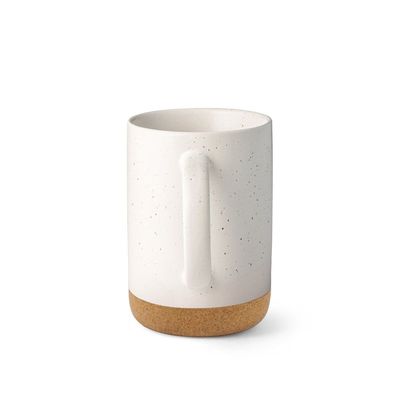 Taza de cerámica con base de corcho extraíble
