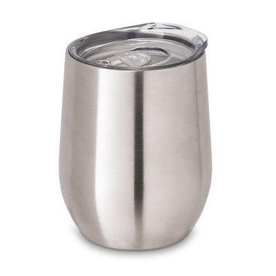 Taza de viaje 400mL con tapa Cromado Satinado