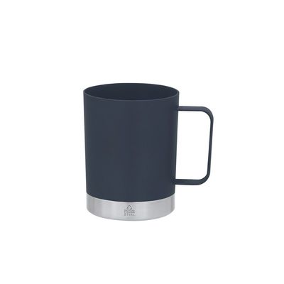 Taza 400ml PP reciclado y base inox Mar