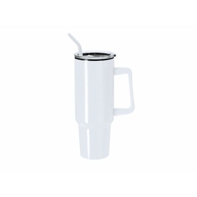 Taza Térmica de 1,2L con asa y Pajita Bla