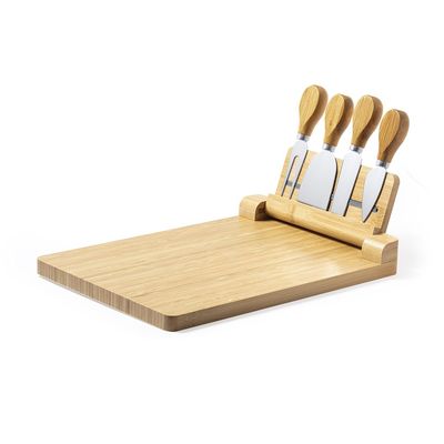 Tabla Quesos Bambú Magnética