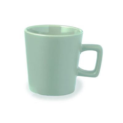 Taza Cerámica 300ml asa Cuadrada Ver